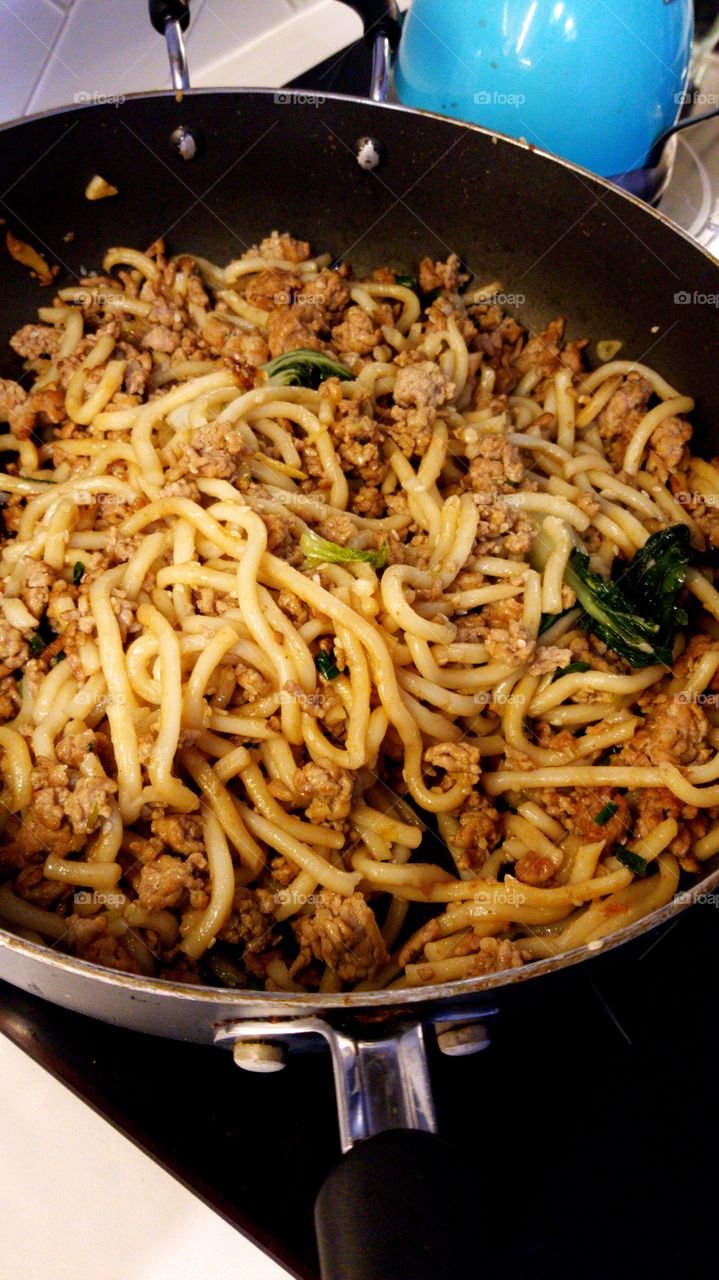 Udon Noodles with Pork