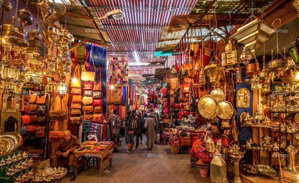Marrakech old market