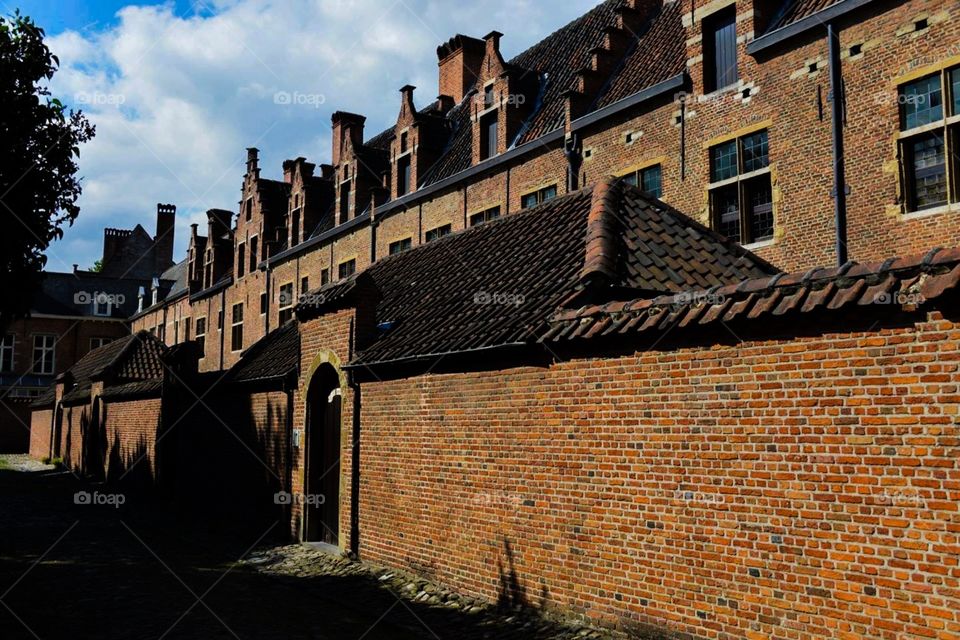 Old houses in Antwerp