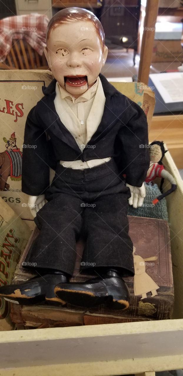 Creepy Ventriloquist Doll