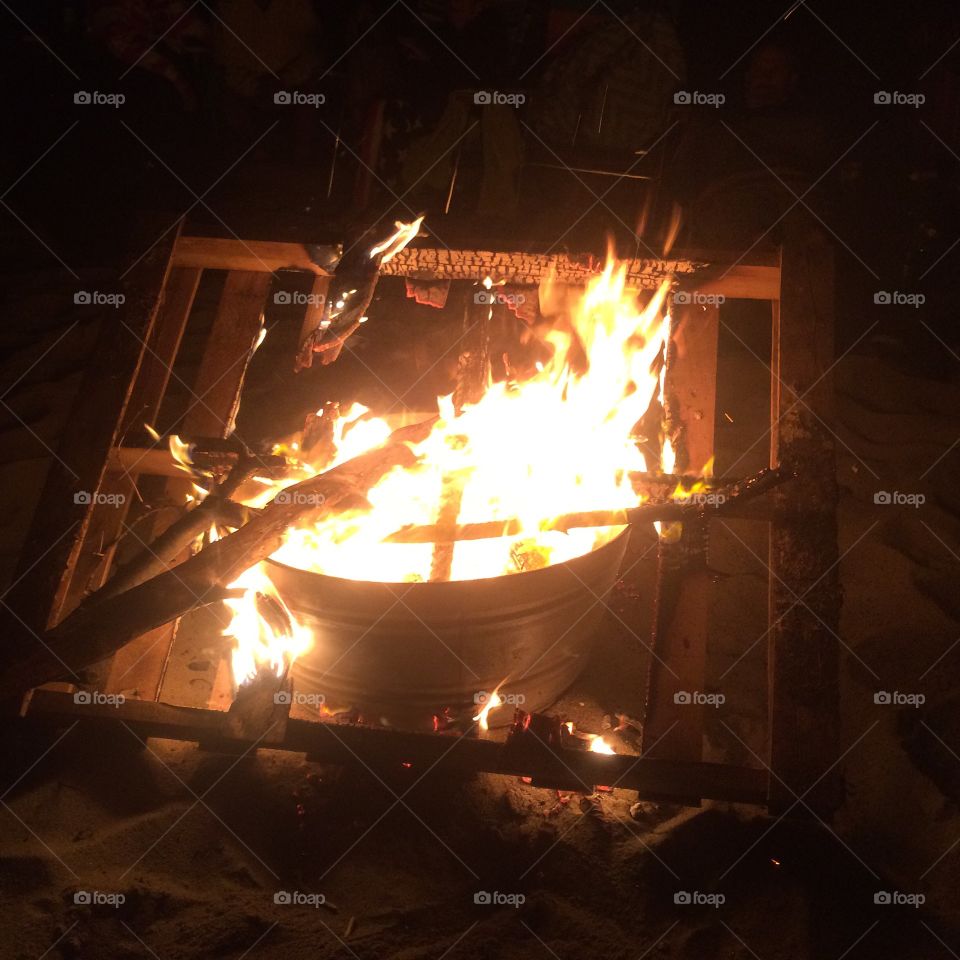 Beach Bonfire
