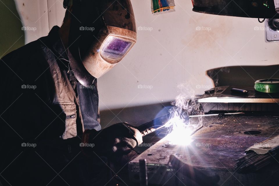 People, Metalwork, Skill, One, Welder