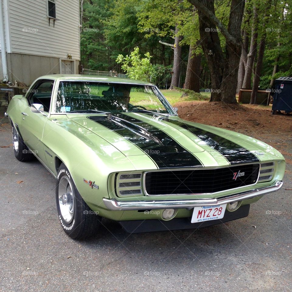 1969 Chevrolet Camaro RS Z28

Photo of our classic car we drive in nice New England weather. It's got a 302 engine with a DZ block. I love driving it because it has a 4 speed shift!