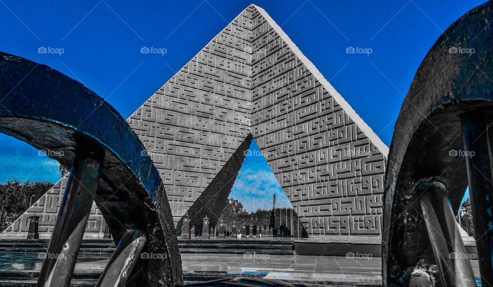 the blue sky of Egypt