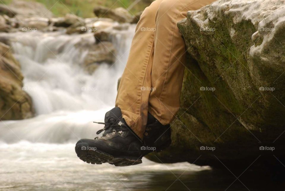 Boots over water