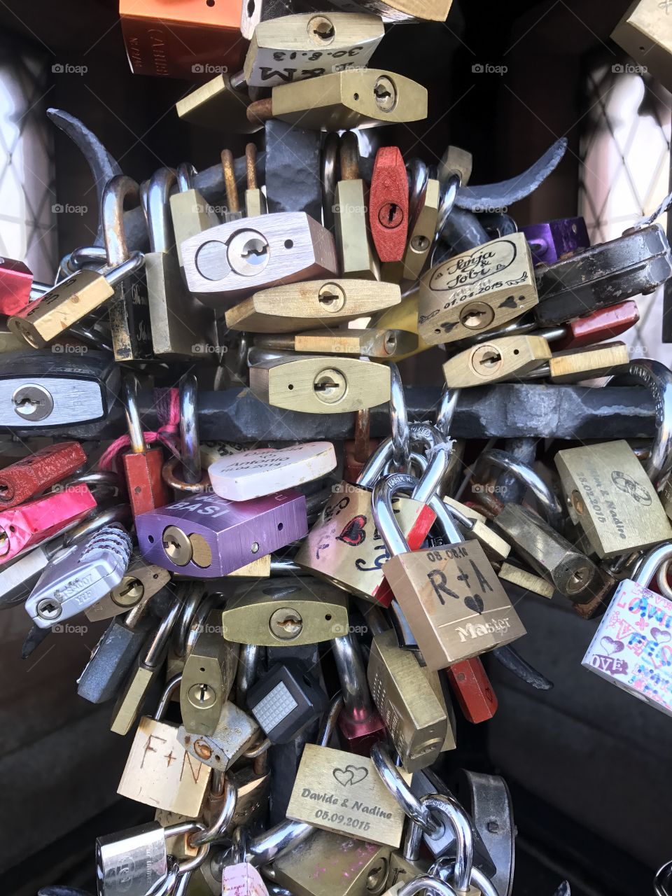 Padlocks, Basel, Switzerland