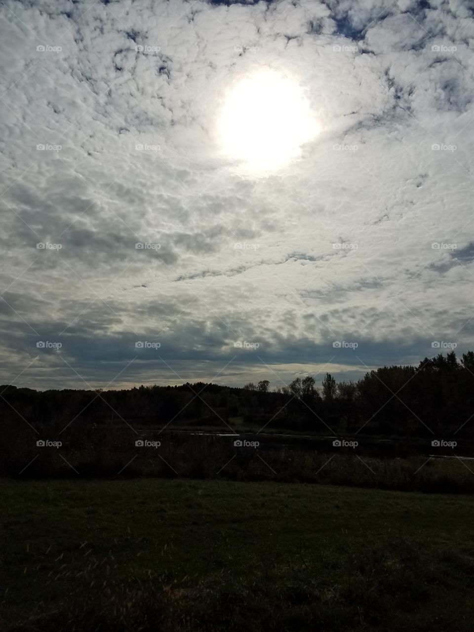 Landscape, Sunset, No Person, Sun, Sky