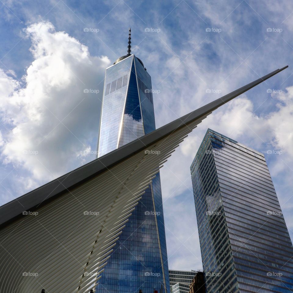 Freedom Tower and Occulus, downtown Manhattan