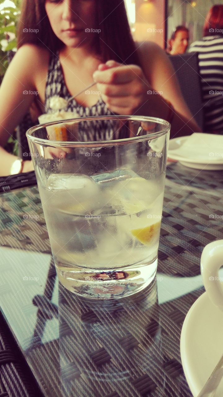 Cold drink at summer