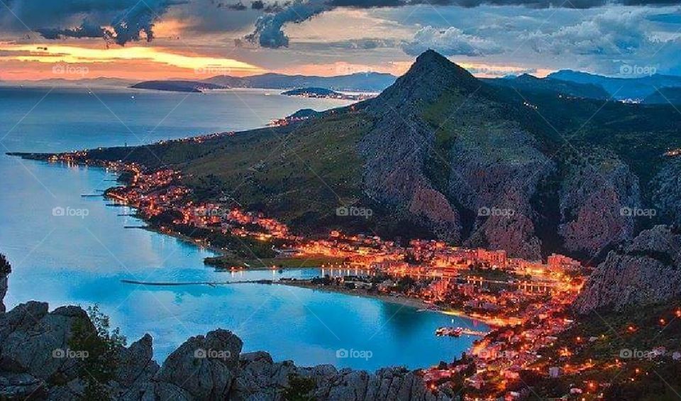 Omiš city From Croatia