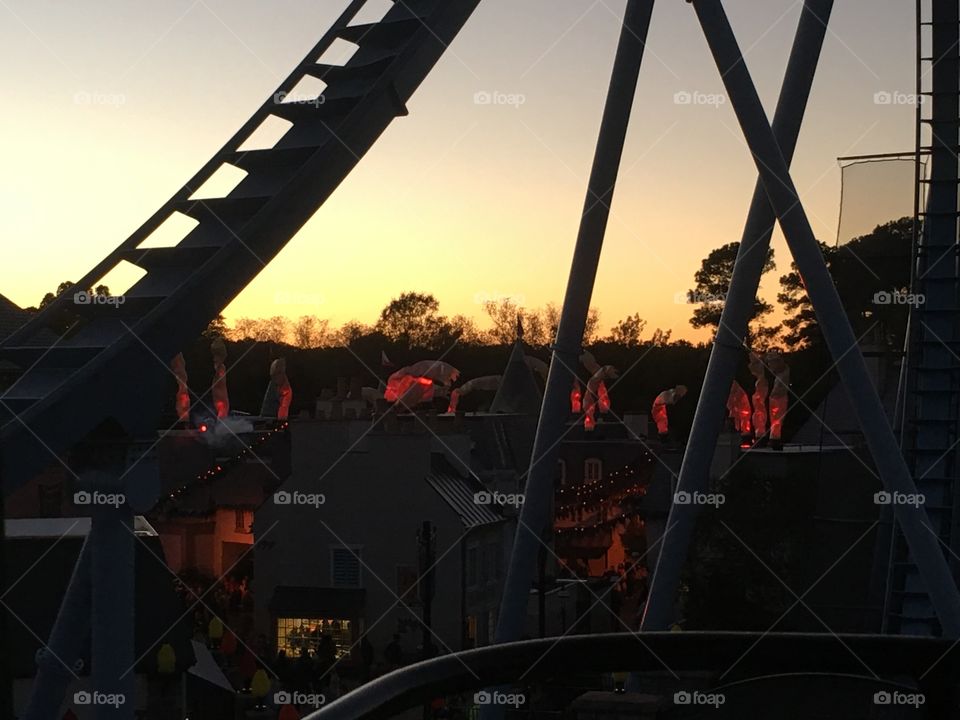 Roller Coaster Sunset