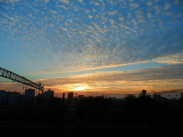 The Kiev sunset