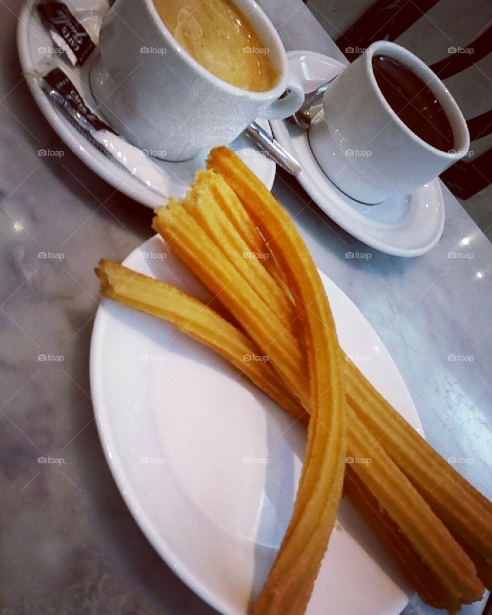 Churros + Coffee