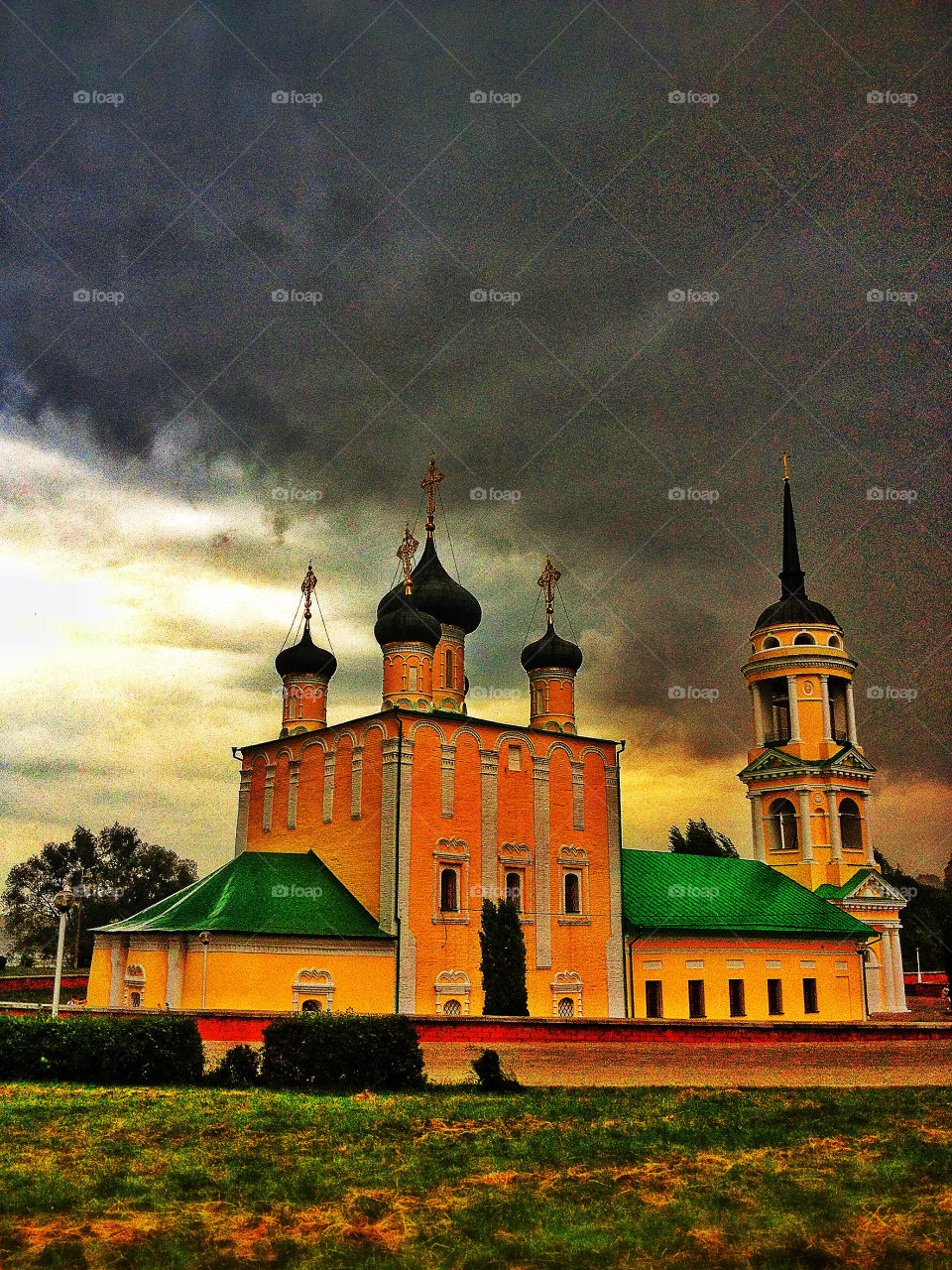 sky church building architecture by penguincody