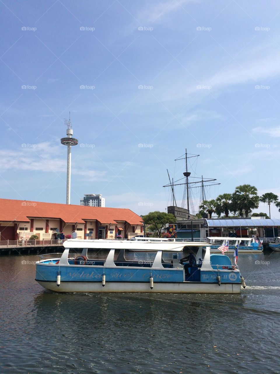 Melaka River Walk in Unesco old town area