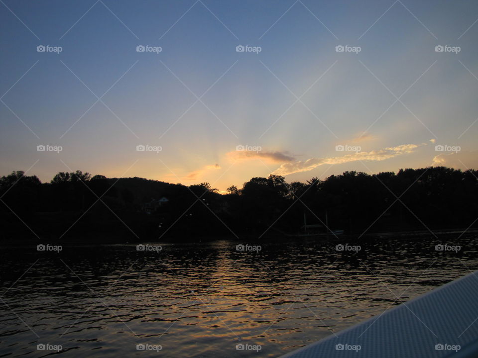 Ohio River sunset