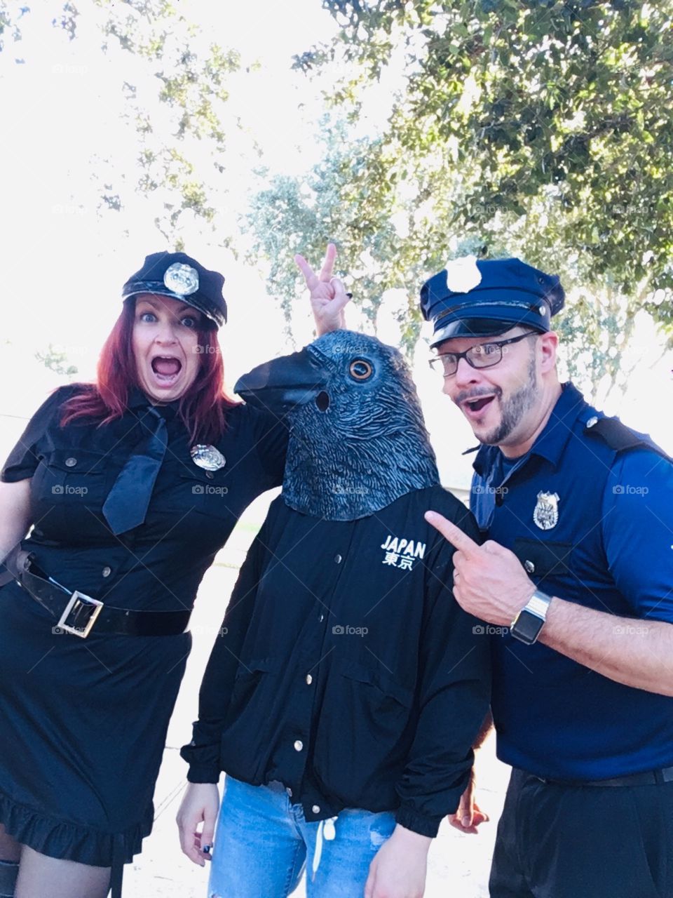 Two police officers and a jail bird 🐦