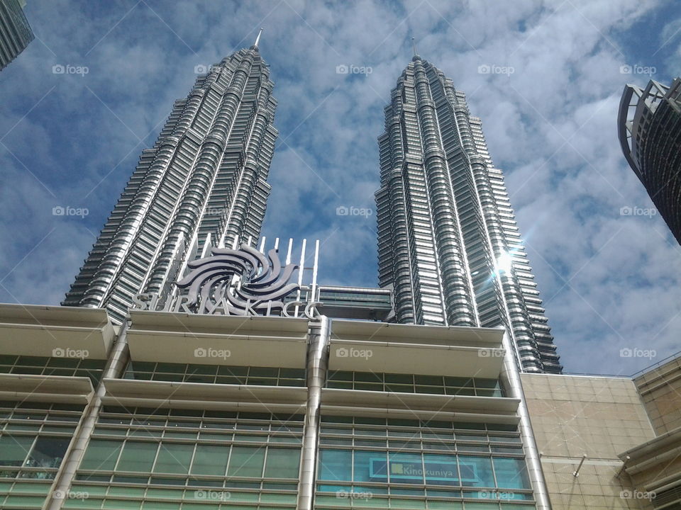 Skyscraper in KL, the Twin Towers.