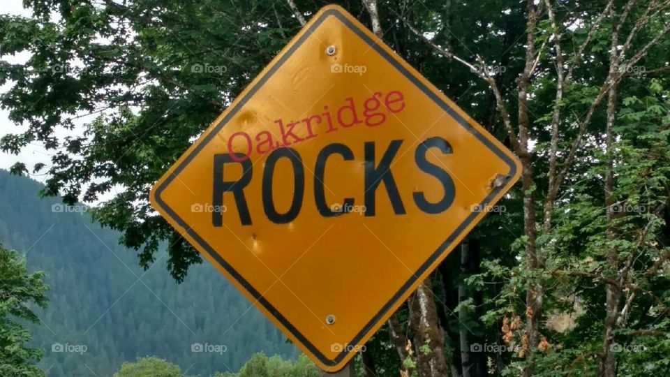 Rocks Sign