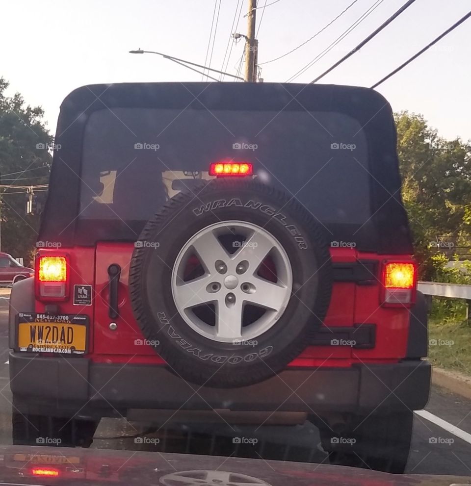 World War 2 Dad Vanity License Plate