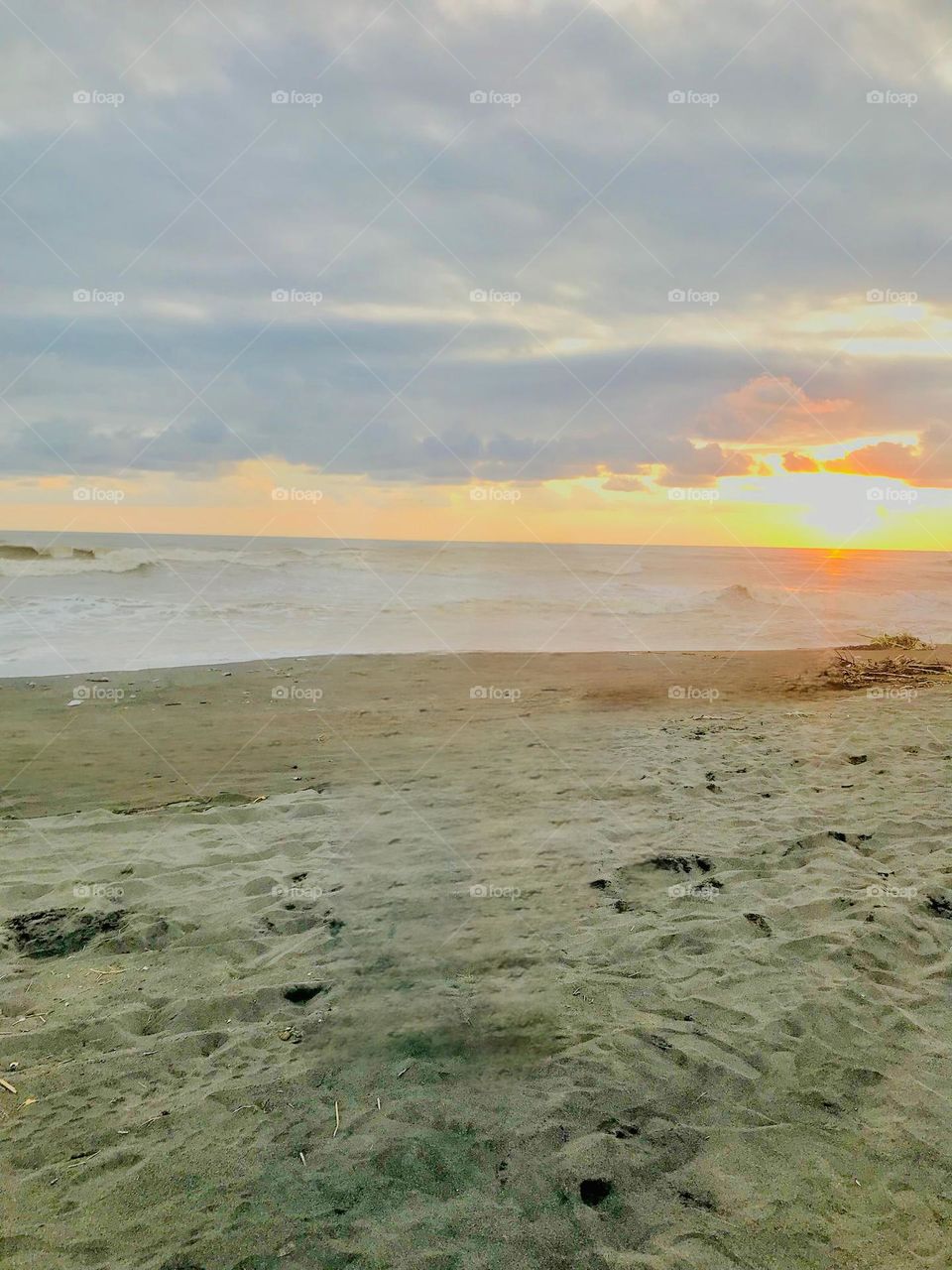 beautiful sunset view 