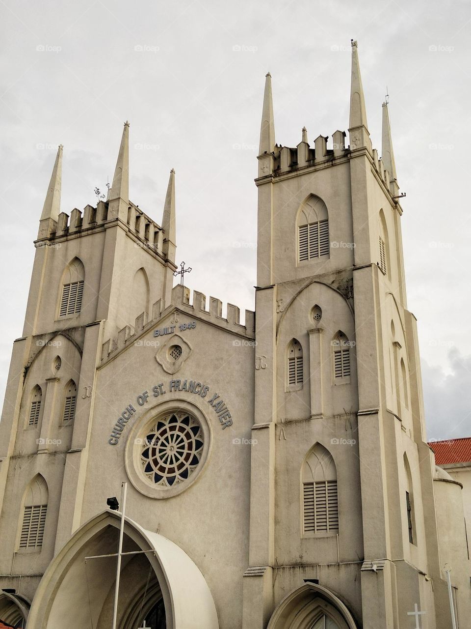 Church of Francis Xavier in Melaka, Malaysia.