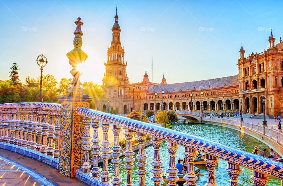 sevilla at sunset