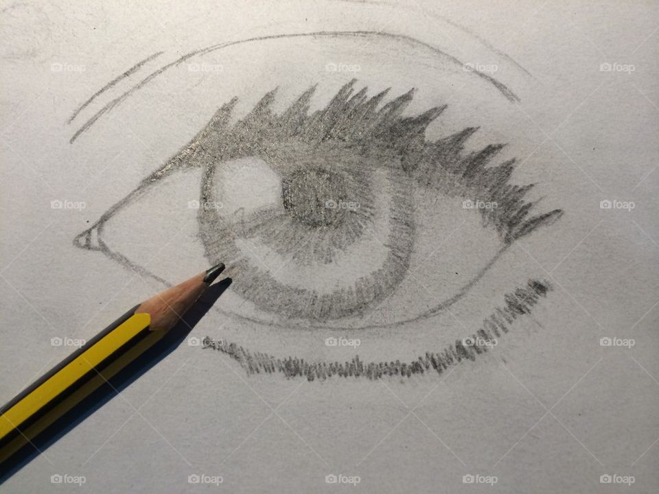 Sketch of eye