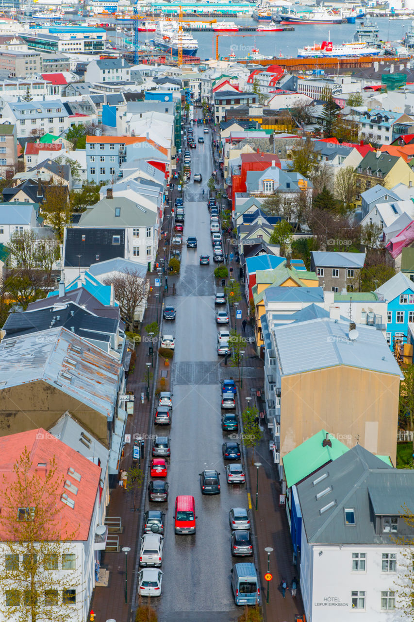 Down town Reykjavik iceland