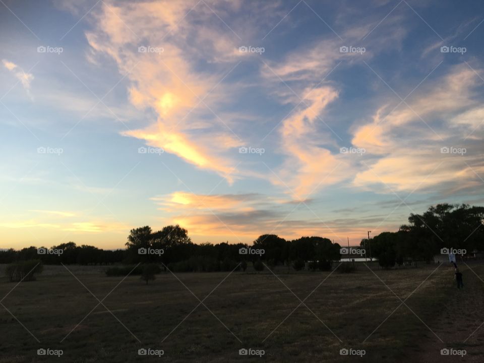 Early New Mexico sunset 