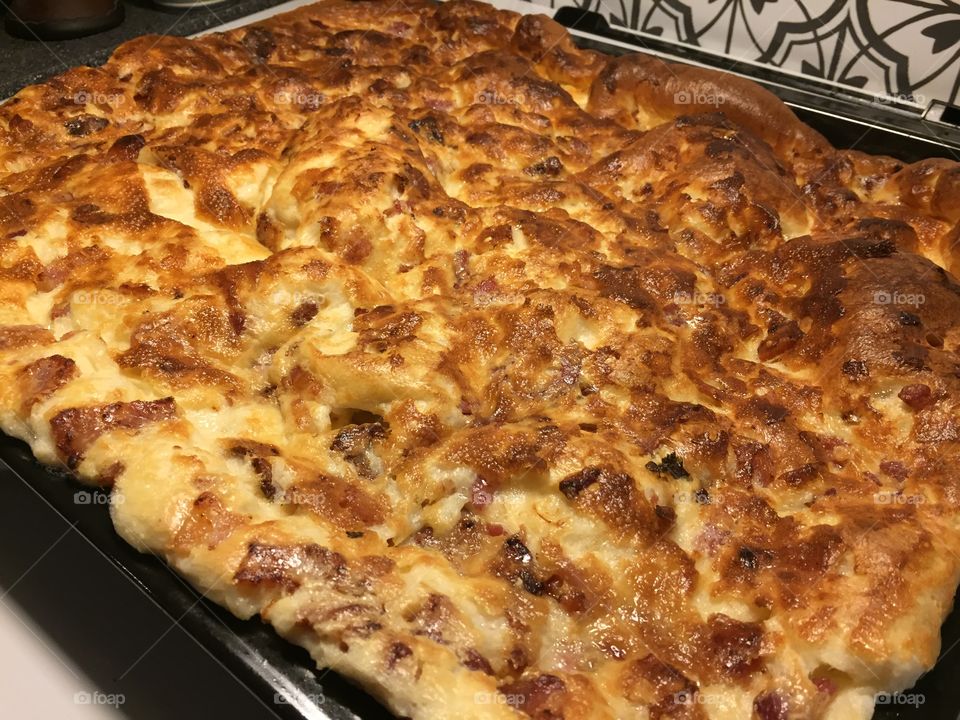 Pancake made in the oven 