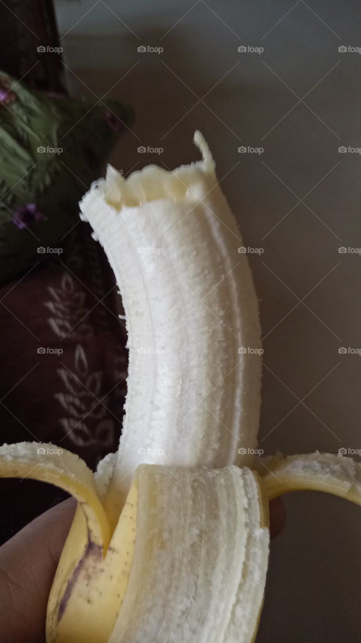 Banana close up