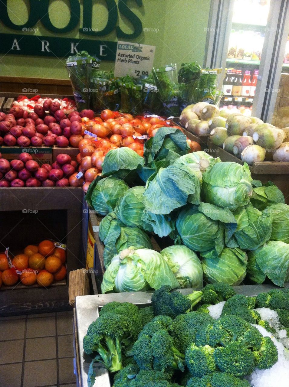 Veggie display