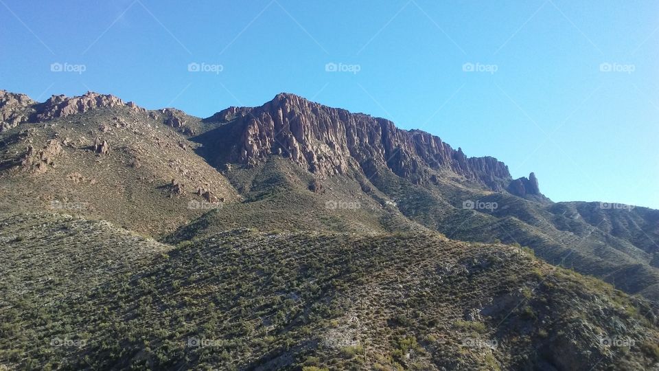 Arizona mountain range