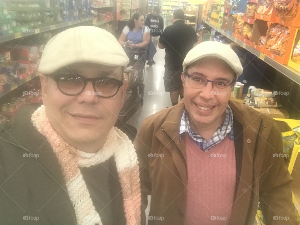 Cubanos en invierno supermarket 