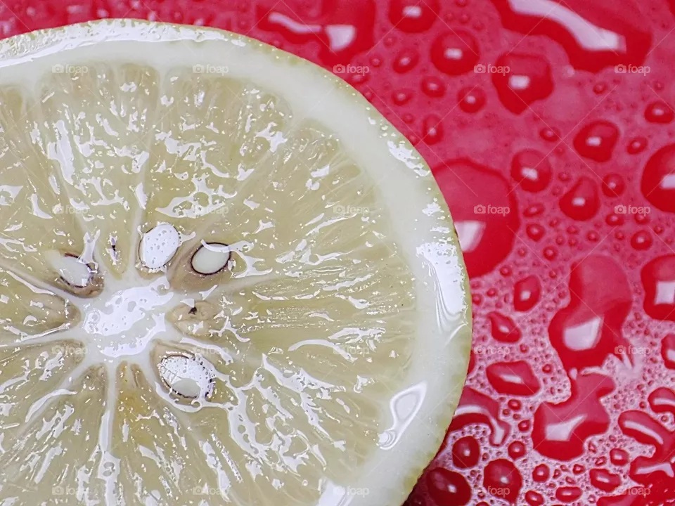 Fresh lemon orange