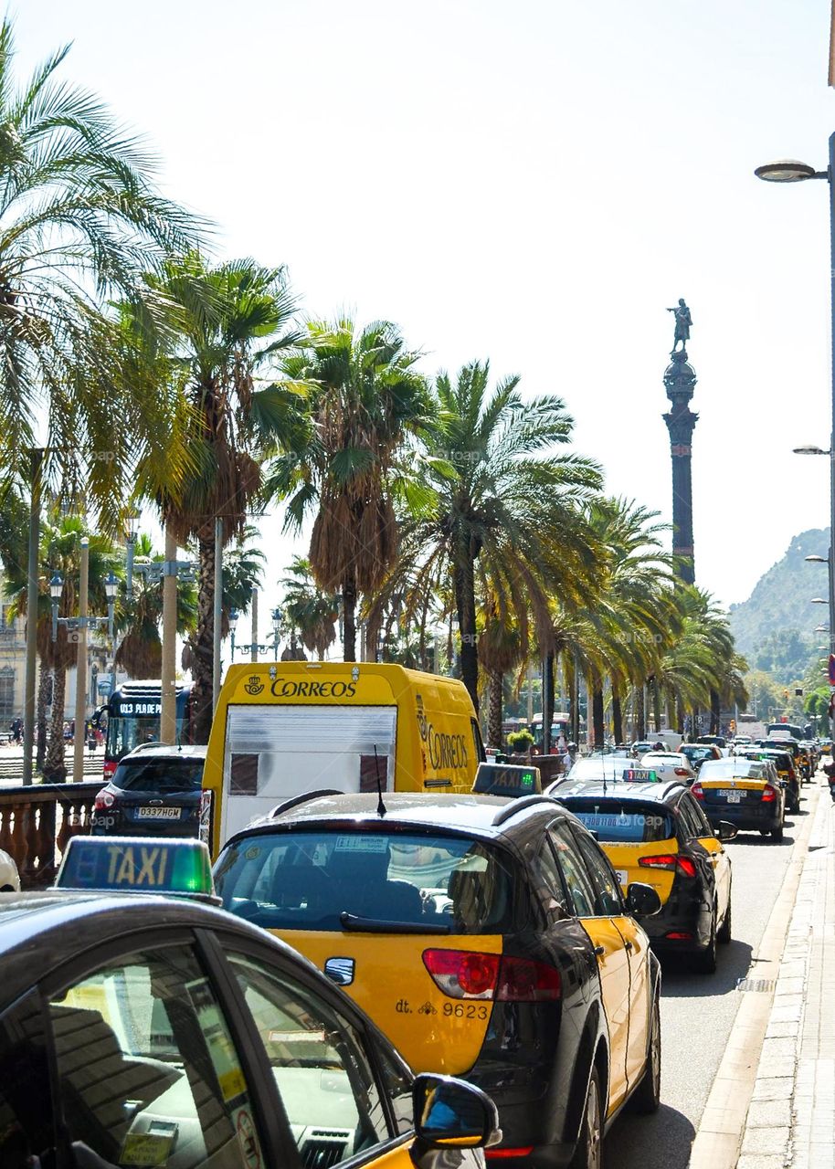 Traffic in Barcelona