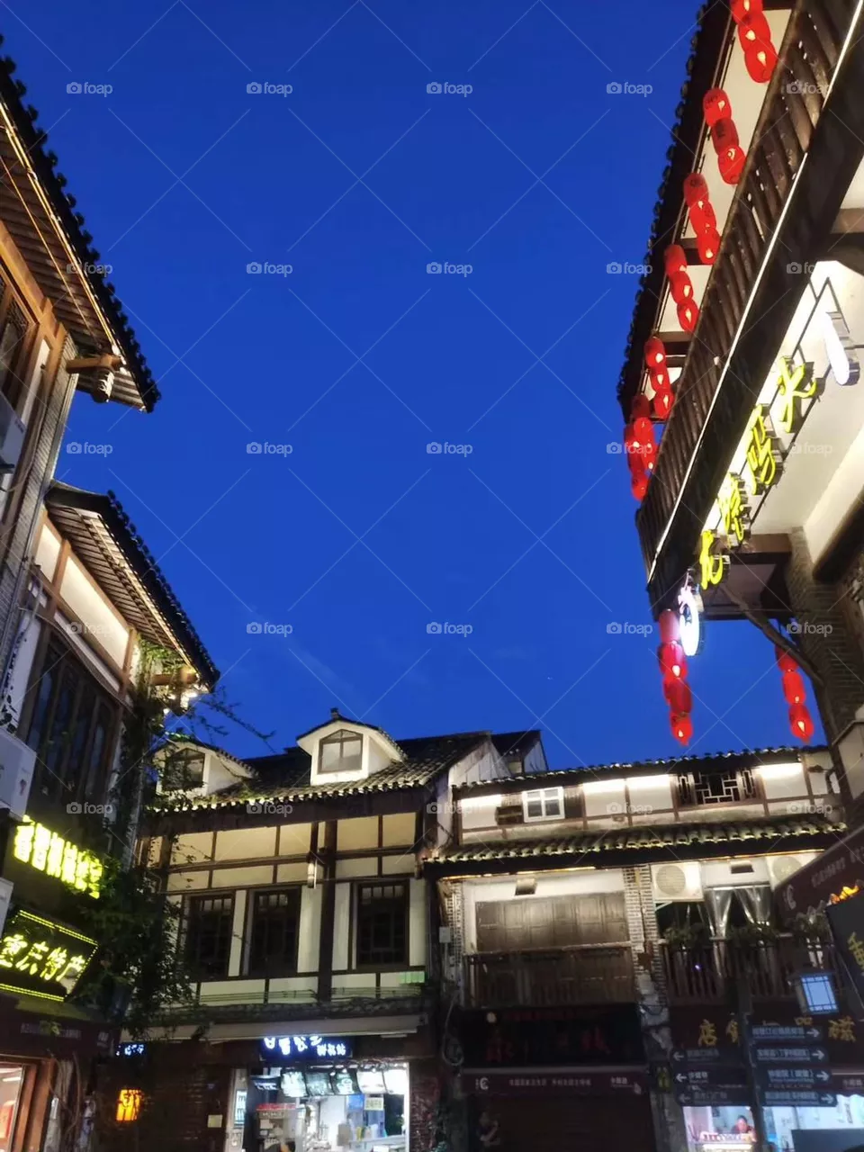 Chinese Temple Night