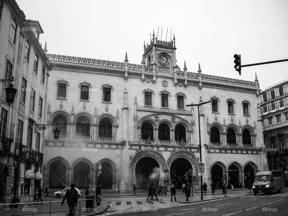 Estacion de Rossio. Estación de Rossio (Lisboa - Portugal)