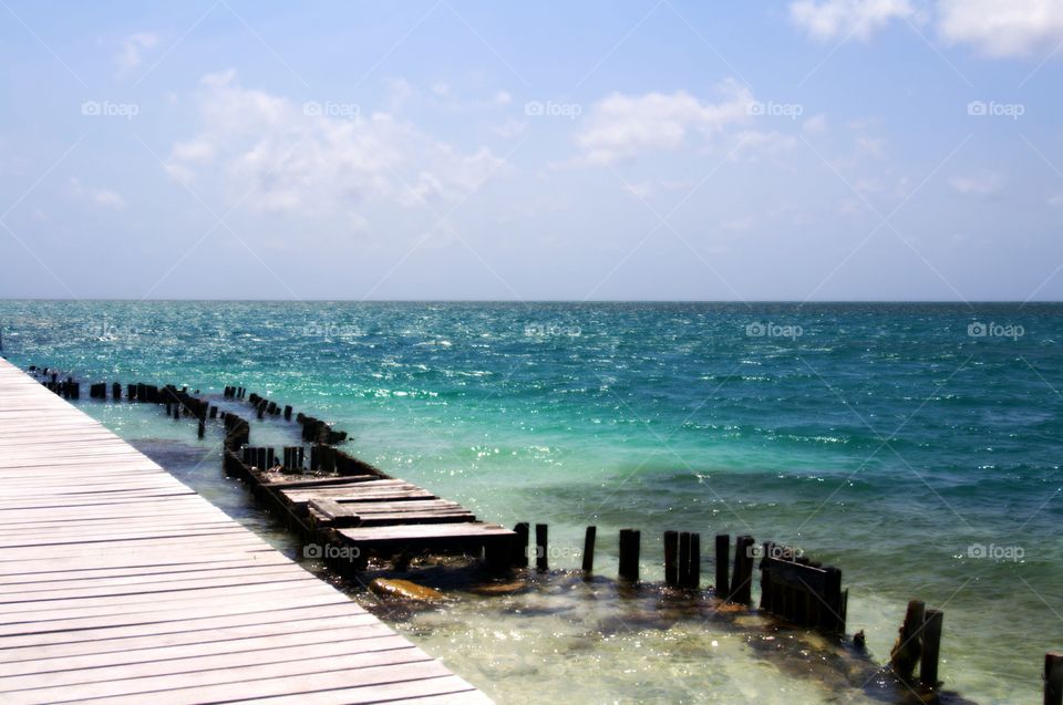 Island Deserted. Belize city island