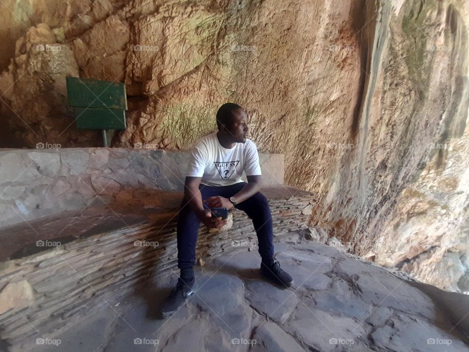 the resting place just before the sleeping pool, Chinhoyi caves Zimbabwe 🇿🇼