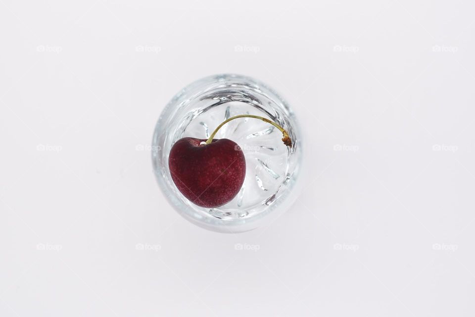 Cherry as a heart. 
