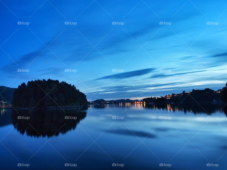 Night shot in Melkeviken