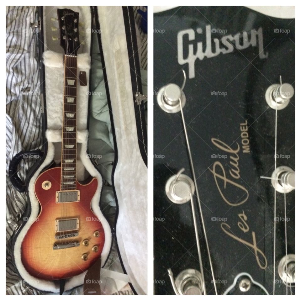 My Gibson Les Paul. My Gibson Les Paul! 