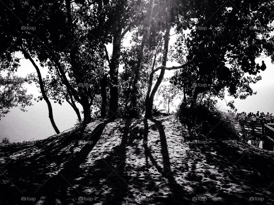 Sunlight over Lake Michigan