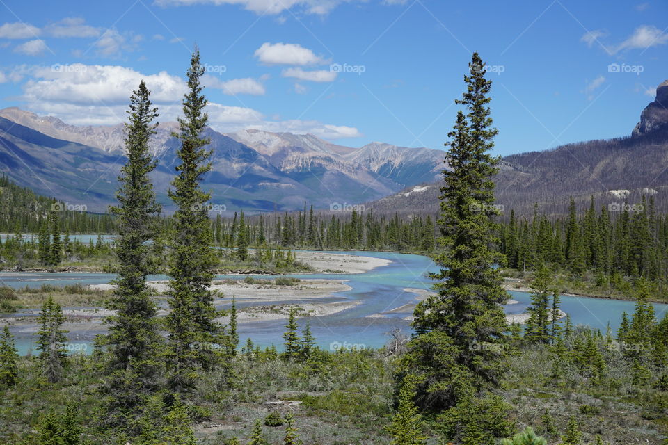 Road trip through the Ricky Mountains Canada.