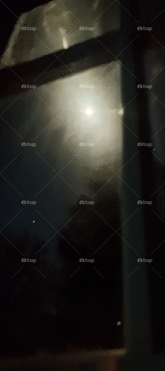 moonlight so bright through the window