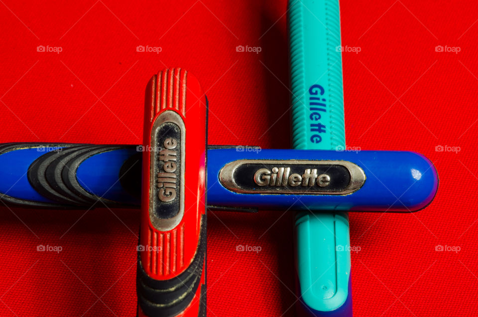 Gillette razor blade handles