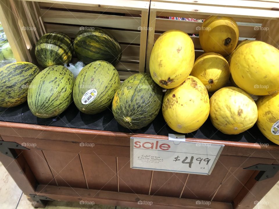Exotic California Melons