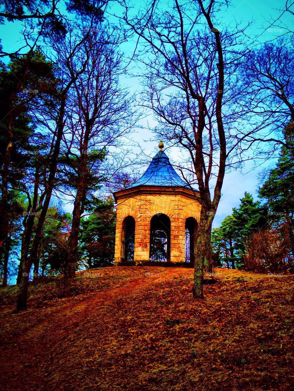 The gazebos on the Hill!